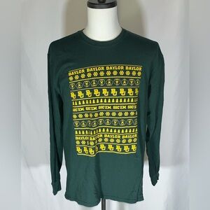 Baylor Bears Holiday Themed “Ugly Sweater” Long Sleeve Shirt
